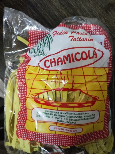 Fideo Tallarin CHAMICOLA 400g