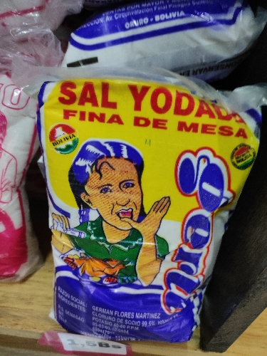 Sal yodada fina de mesa 1kg