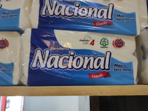 Servilletas NACIONAL 200unid