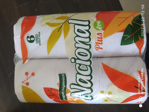 Papel higienico NACIONAL plus eco pack6unid