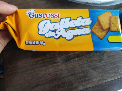 Galletas de agua GUSTOSSI 60g