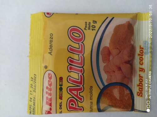 Palillo sobre 10g