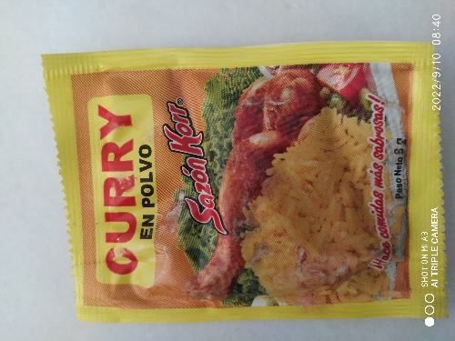Sazonador Curry korr sobre 8g