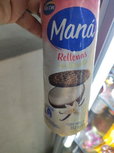 Galletas rellena MANA  con relleno152g