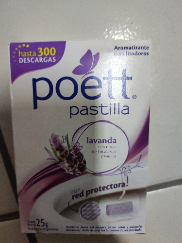 Pastillas de baño POETT 25g