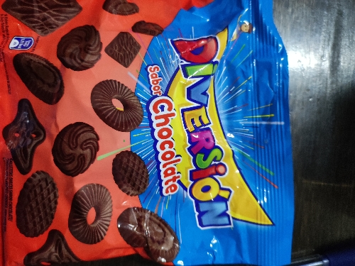 Galletas DIVERSION sabor chocolate
