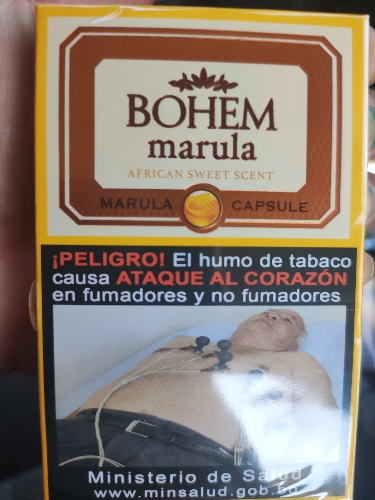 Cigarrillo BOHEM marula 20uni