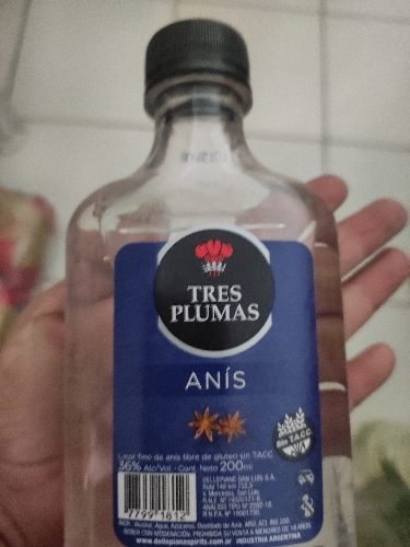 Licor Anis TRES PLUMAS 200ml