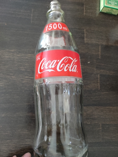 Botella vidrio Coca cola 1.5lts vacio