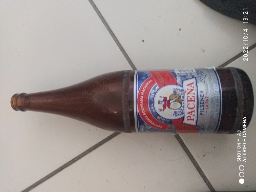 Botella paceña 1lt vacio