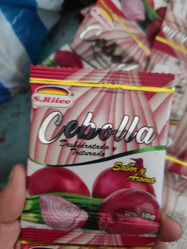 Cebolla  deshidratada y triturado
