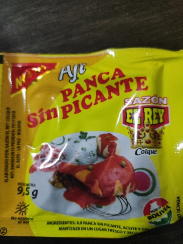 Aji panca sin picante amarillo 9.5g