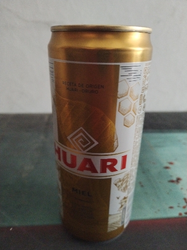 Cerveza HUARI miel lata 269cc