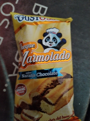 Queque marmolado naranja chocolate GUSTOSSI 35g
