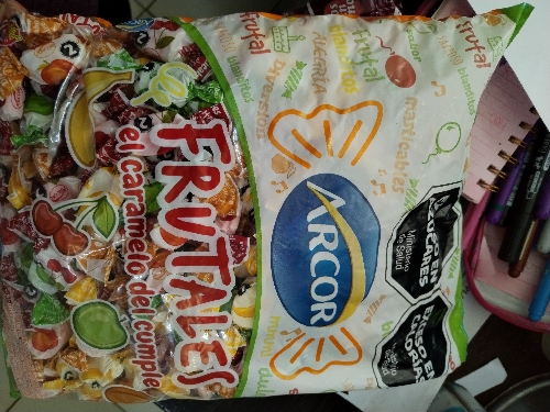 Bolsa de masticable ARCOR, MISKY 242unid