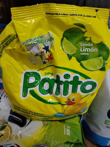 Detergente en polvo PATITO 640g