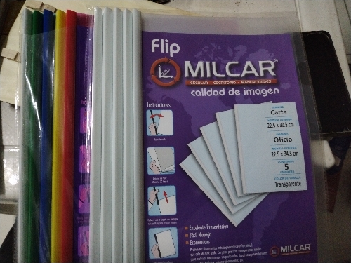 Folder flip tamaño CARTA