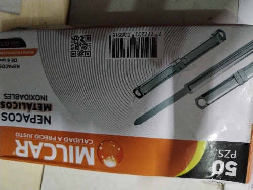 Fastener nepacos metálicos inoxidables de 8 cm milcar