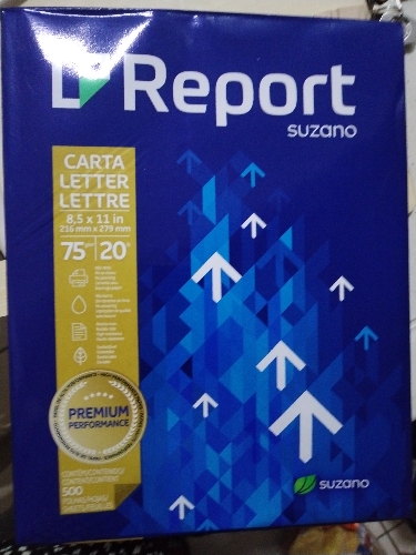 Hojas bom REPORT tamaño carta 100unid