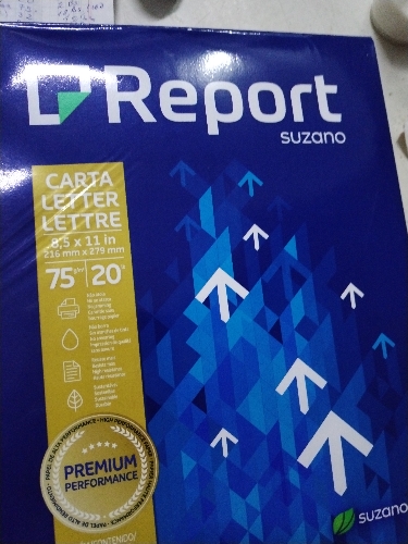 Hojas bom REPORT tamaño carta 50unid
