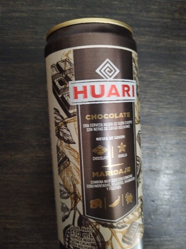 Cerveza Huari chocolate lata 310ml