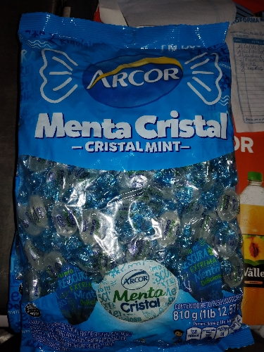 Menta cristal arcor 180 unidades
