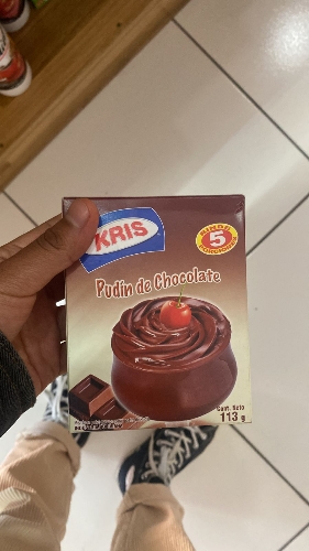 Pudin de chocolate  y vainilla kris 113g