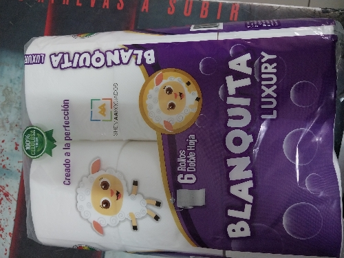 Papel higienico blanquita 6 rollos