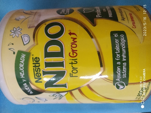 leche en polvo NIDO NESTLE fortigrow 800g