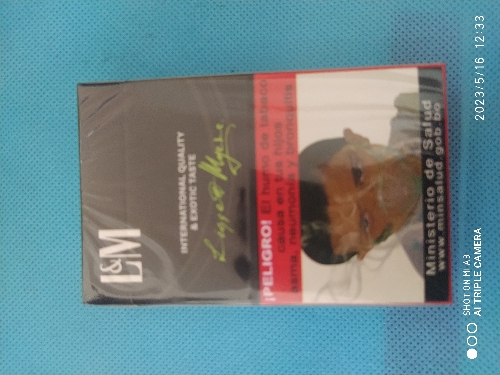 Cigarrillo LM negro Kretek mint 20unid