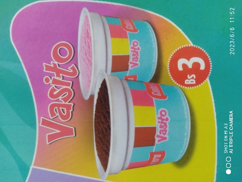 Helado Vasito CABRERA