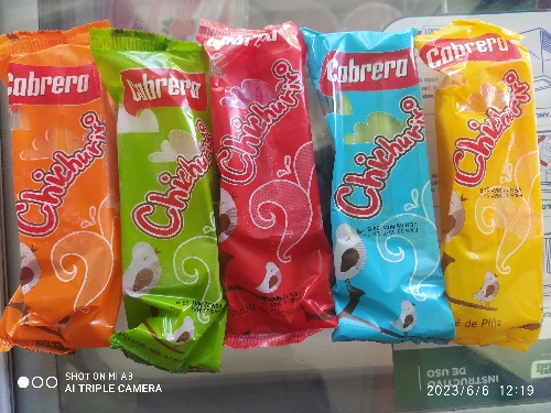 Helado de agua Chichuriro CABRERA