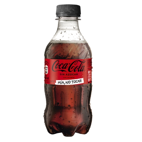 Gaseosa Coca cola zero mini 300ml