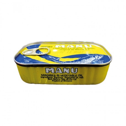 Sardina al aceite MANU 125g