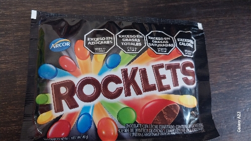 Rocklets confitado ARCOR 40g