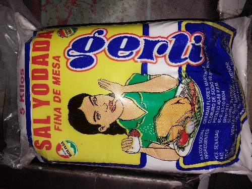 Sal yodada fina de mesa 5kg