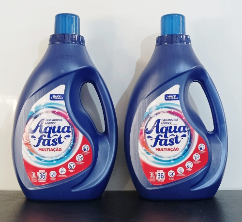Jabón líquido  Aqua Fast 3Lts( caja x 4 uni)