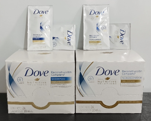 Caja de acondicionador dove x 24 sachet