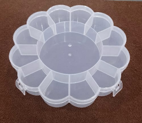 Organizador plastico de 12 compartimientos