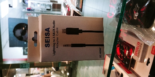Lightning to 3.5 aux audio