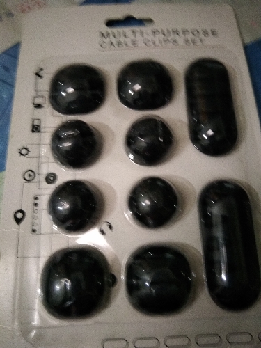 Cable clips set