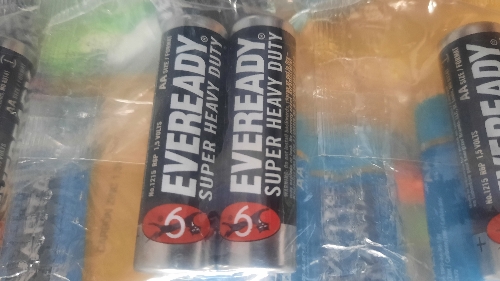 Pila doble AA - Eveready super havy duty