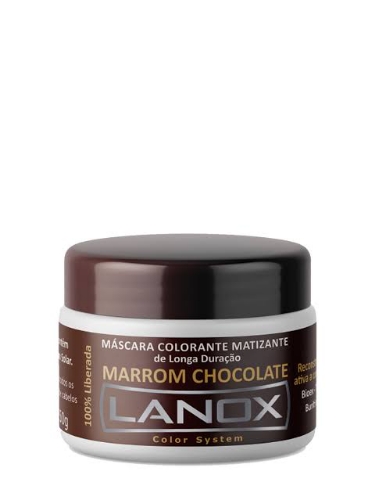 Mascara Lanox Colorante Marrom Chocolate