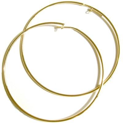 Argola Dourada Pequena Aro 4cm