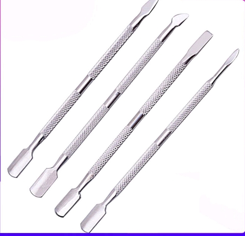 Espatula Inox Para Unhas Empurrador e Ponta