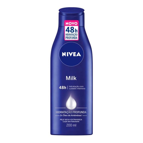 Hidratante Nivea Milk 48h 200ml