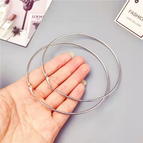 Argola Prata Pequena Aro 4cm