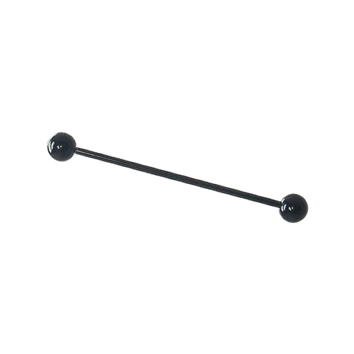 Piercing Orelha Transversal Preto