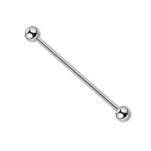 Piercing Orelha Transversal Prata
