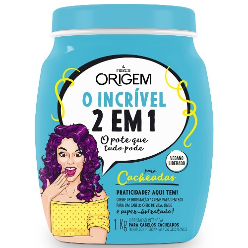 Creme Hidratante Origem 2em1 Cacheados 1kg